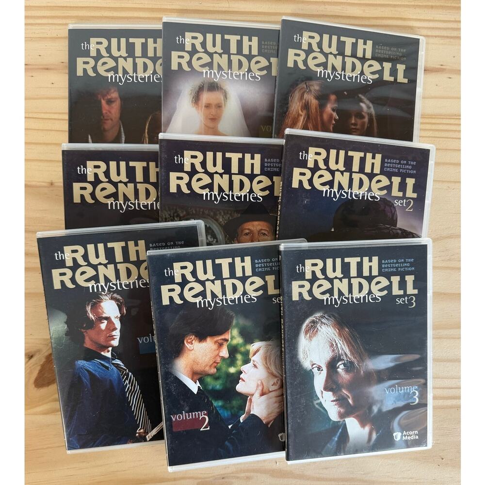 The Ruth Rendell Mysteries Sets 1, 2 & 3 DVDs Acorn TV 9 Discs British Crime